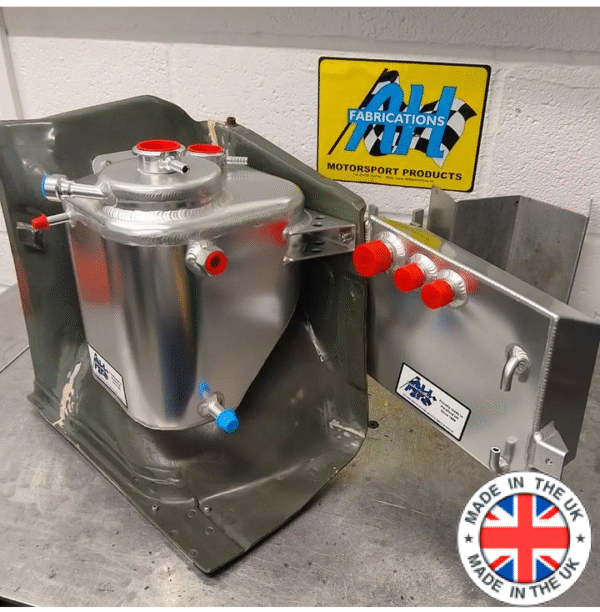 AHF223 Impreza S3 Group A PAS/Coolant header tank anodised silver ...